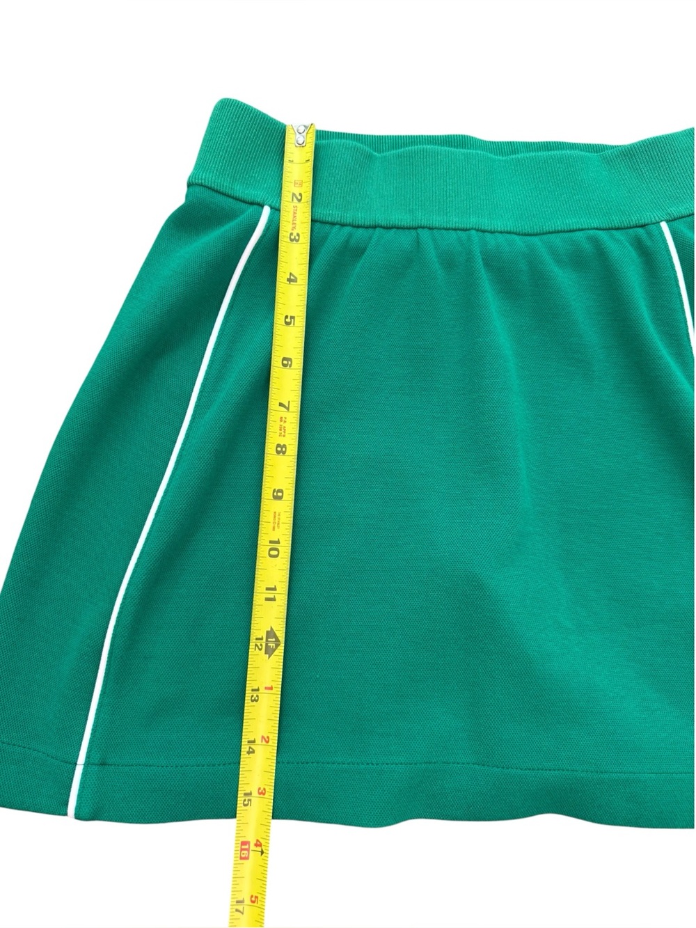 SPANX Airpique SET Crewneck Long Sleeve M top Field Green AND Skort Inseam 4” S - Picture 10 of 17